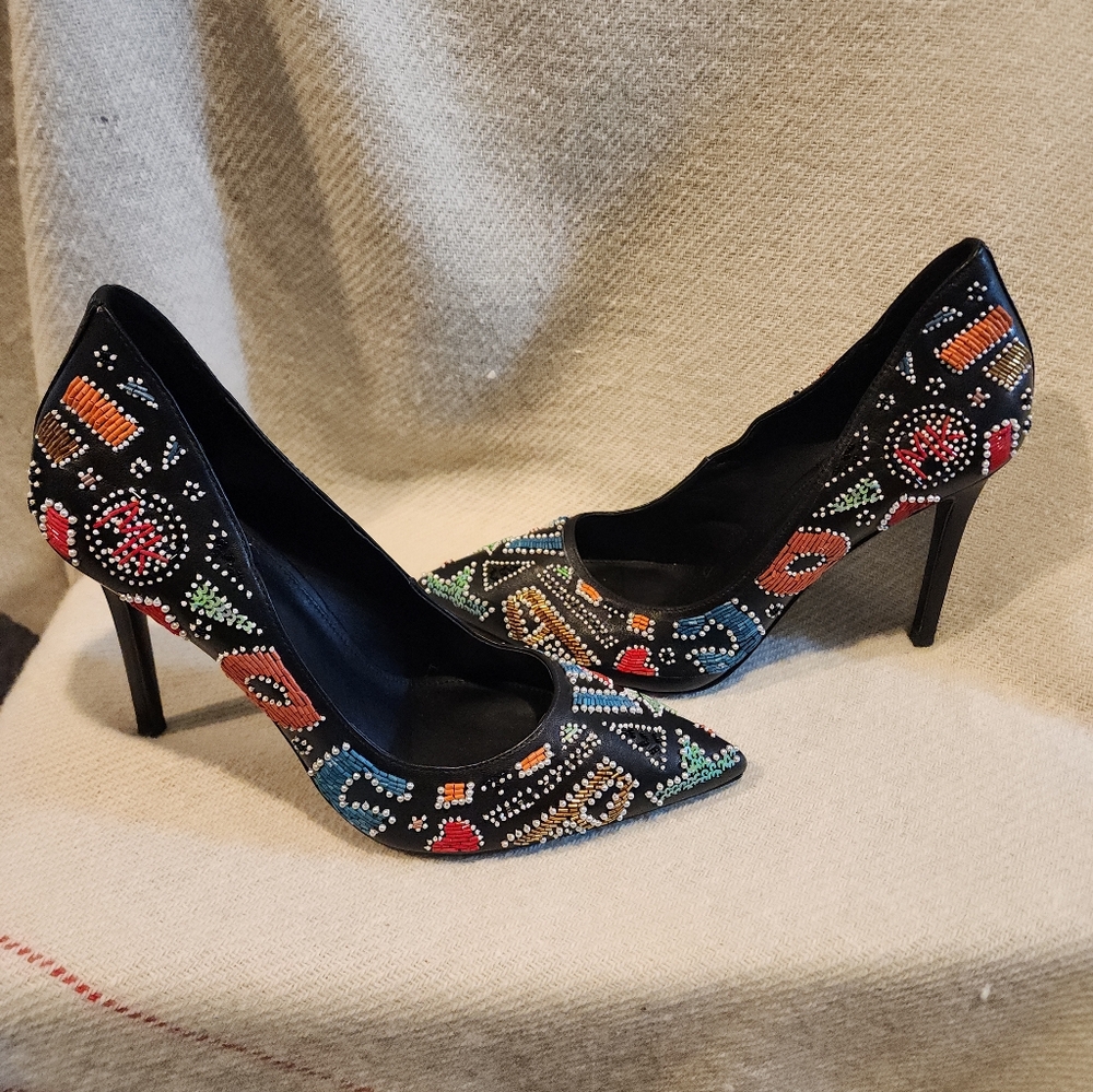 Michael Kors Keke Beaded Party Pumps - Never Worn - Size 9.5 - Picture 7 of 16